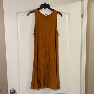 Old Navy Sleeveless Dress in Warm Brown